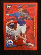 2014 Topps Justin Turner #187 Red Hot Foil New York Mets Mint 