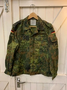 Camisa original del ejército alemán Flecktarn, tropentarn - camuflaje militar excedente, - Imagen 1 de 4