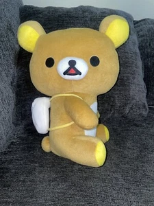 Rilakkuma Onigiri Rucksack 14 Zoll Plüschtier San-X Japan - Bild 1 von 5