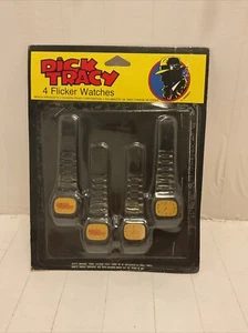 VTG ‘90 Dick Tracy FLICKER WATCHES Pack The Walt Disney Company Sealed Package - Picture 1 of 8