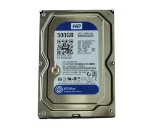 Western Digital 500GB WD5000AAKX 7200 RPM SATA 3.5" Desktop HDD Hard Disk Drive - Picture 1 of 5