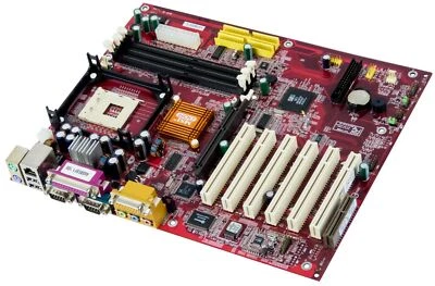 Msi Ms-6585f1 Ver:20a Socket 478 3x Ddr Sis 648 6x Pci Agp Atx - Image 1 of 2