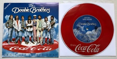 DOOBIE BROTHERS Can't Let It Get Away 1981 JAPAN Coca-Cola PICTURE DISC 7" PROMO - Image 1 of 2