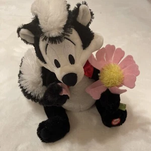 10 Zoll Pepe Le Pew "I Pick You" sprechender Plüsch Hallmark Warner Bros. Looney Tunes - Bild 1 von 7