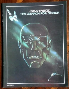 Star Trek III The Search for Spock Movie Program Book 9X12 SB - Bild 1 von 2