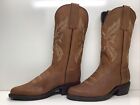 WOMENS MASTERSON BOOT CO COWBOY BROWN BOOTS SIZE 8