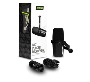Shure MV7 Podcast Home Recording Microphone w/ XLR AND USB - Picture 1 of 6
