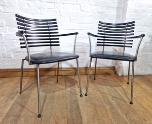 Set of 6 Danish Navor collection Tiger Armstol chairs designed by Henrik Lehm - Picture 1 of 23