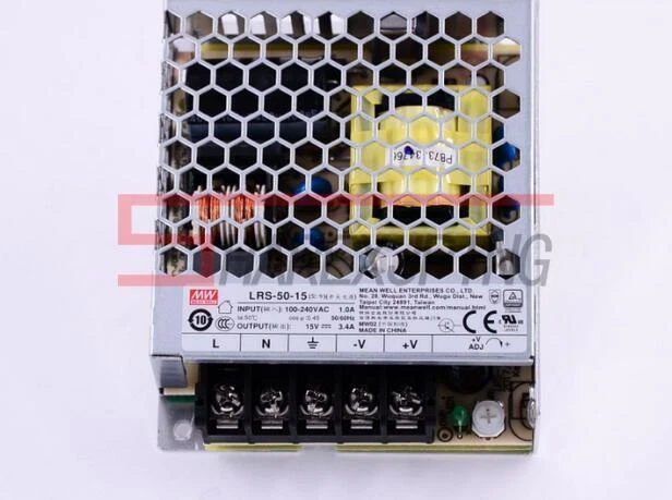 ONE NEW MEAN WELL LRS-50-15 15V 3.4A Single Output Switching Power Supply - Image 1 of 1