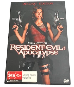 RESIDENT EVIL APOCALYPSE DVD 2004 action drama epic - deluxe version VGC - Picture 1 of 2