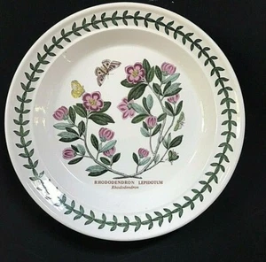 Portmeirion The Botanic Garden 7.3/8" Bread Snack Plate BUTTERFLY Flower - Picture 1 of 4