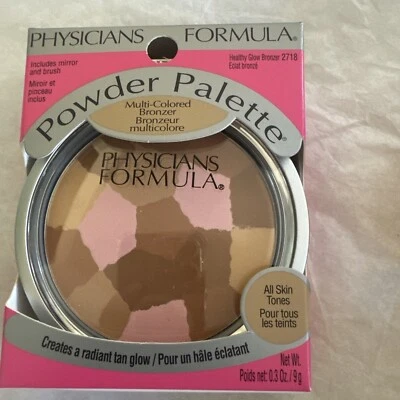2 Physicians Formula Palette Multi-Colored 2718 GLOW BRONZER, MIRROR AND BRUSH - Image 1 of 2