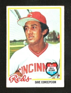 1978 Topps BASEBALL #180 DAVE CONCEPCION VG+/EX CINCINNATI REDS (SB1) - Picture 1 of 1