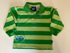 Blues Clues Shirt Steve Green Striped Polo  Size 4T Costume Dress up Vintage