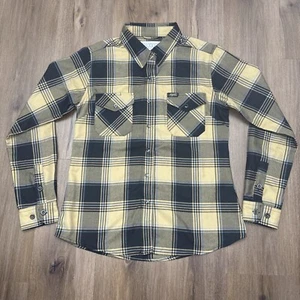 Dixxon WOMENS MEDIUM Flannel Hofmann Designs Shirt Plaid Button Up Long Sleeve - Picture 1 of 11