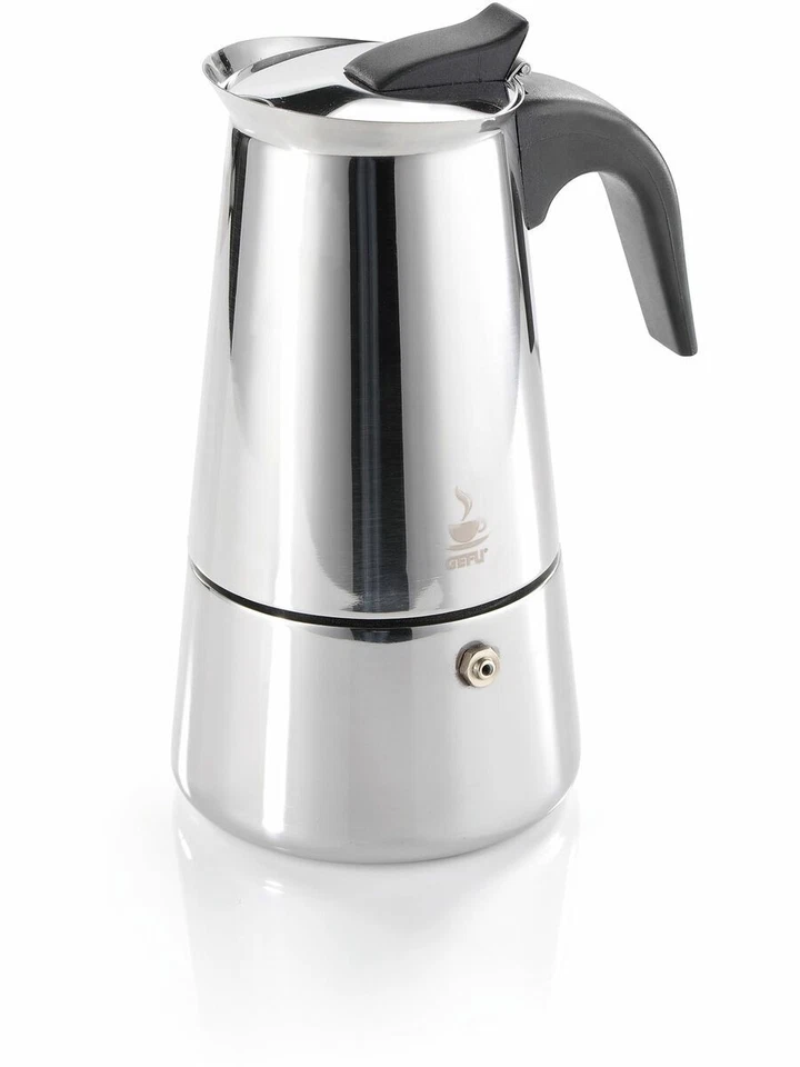 GEFU EMILIO 2-Tassen Espressokocher - Edelstahl (16140)