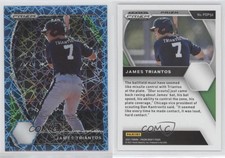2021 Panini Prizm Draft Picks Blue Velocity Prizm James Triantos #PDP56