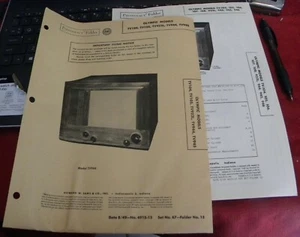 OLYMPIC TELEVISION RECEIVER - 5 MODELS (SAMS PHOTOFACT 67-15) - Picture 1 of 1
