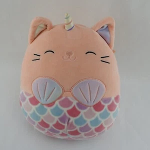 Squishmallow Mitzie the Unicorn Cat Stuffed Animal Plush 9" Mermaid Kellytoy - Picture 1 of 3
