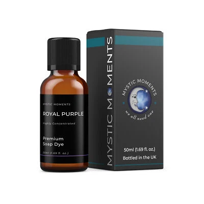 Mystic Moments Royal Purple Soap Dye 50ml - Highly Concentrated - Image 1 of 3