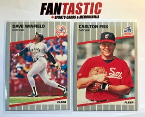 1989 Fleer Baseball Card YOU PICK inc RC etc - Finish Your Team Set! - Picture 1 of 2
