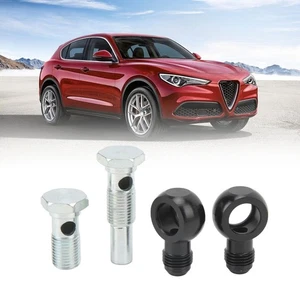 RASTKY Kit Raccordo Banjo Radiatore Olio 4L80E Trasmissioni - AN6 X 1/4NPSM Alluminio VAKM - Foto 1 di 22