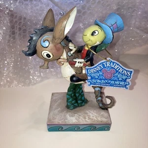 SPECIAL ORDER 2 X DISNEY TRADITIONS JIMINY CRICKET HORSING AROUND /JOLLY JIMINY - Picture 1 of 5