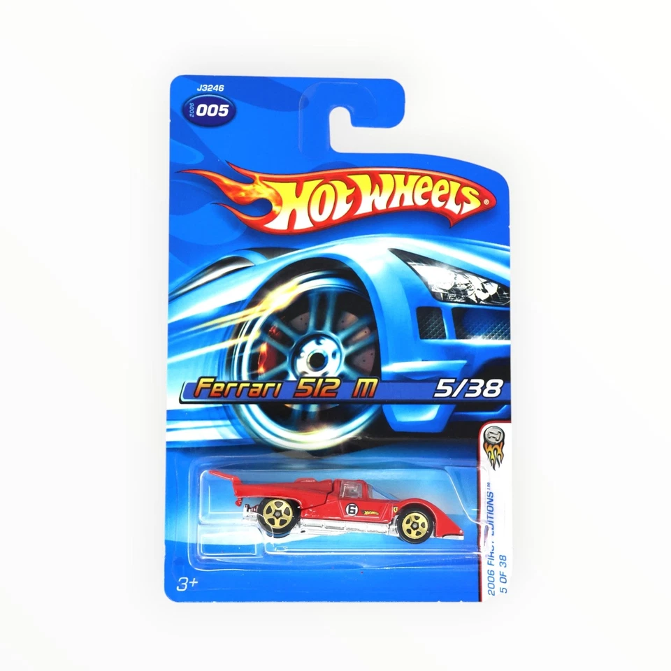 2006 Hot Wheels First Editions 5 of 38 Ferrari 512 M Red