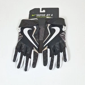Nike Vapor Jet 4 Erwachsene Fußballhandschuhe GF0572 Größe Small Neu mit Etikett - Bild 1 von 2