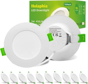 Faretti LED Da Incasso per Cartongesso 5W 450LM Luce Naturale 4000K, IP44 Farett - Foto 1 di 12