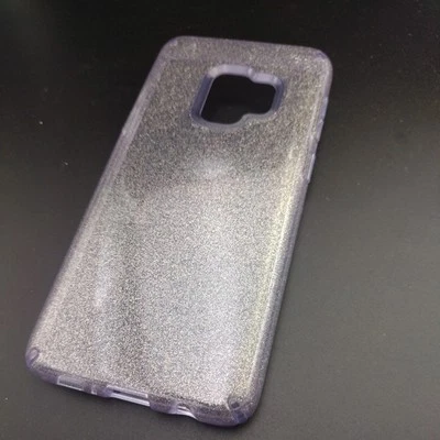 Speck Presidio Clear + Glitter Samsung Galaxy S9 Plus Case, Bella Pink - Image 1 of 3