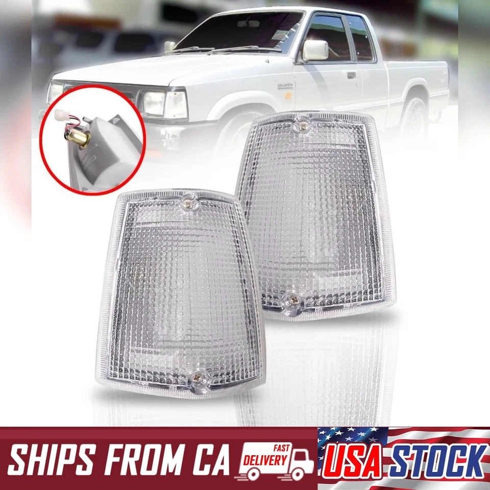 APTO MAZDA MAGNUM B2000 B2200 B2600 PICKUP LÁMPARA ESQUINERA DELANTERA LUZ LATERAL BLANCA Foto 1 de 4