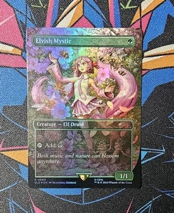 Elvish Mystic NM Rainbow Foil English MTG Hatsune Miku Secret Lair Unplayed - Picture 1 of 1