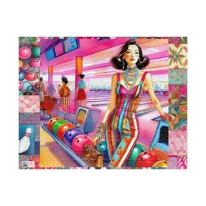 QPuzzles 260 Piece Jigsaw Puzzle - Audrey's Hatbox - Tenpin Glamour - Picture 1 of 1