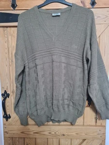 Lacoste Vintage 100% Cotton Mens Jumper, Size Aprox L-XL - Picture 1 of 6