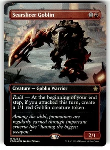 Foil Searslicer Goblin (sin fronteras) 332 R bases casi como nuevo - Imagen 1 de 2
