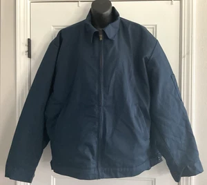 Soft Collar Insulated Jacket Solid Team Red Kap Work Uniform Coat Sz Lrg - Picture 1 of 7