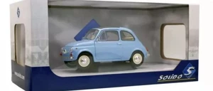 SOLIDO FIAT 500 STEYR PUCH 1969 LIGHT BLUE SCALA 1/18 - Foto 1 di 1