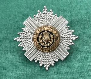 Scots Guards Warrant Officers Cap Star, original British Army Military Mützenabzeichen - Bild 1 von 9
