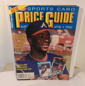 April 1992 Sportkarten Preisführer mit 5 ungeschnittenen Steckkarten Gretzky Vogel etc. - Bild 1 von 4