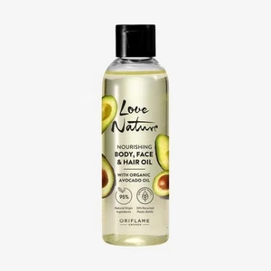 Oriflame Love Nature Nourishing Body Face & Hair Oil With Organic Avocado Oil - Picture 1 of 3