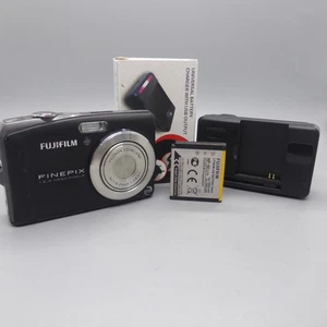Fujifilm Digital Camera FinePix F60fd 12.0MP Black Tested - Picture 1 of 9