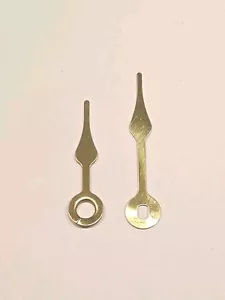 Lancette orologio ottone/oro casa scuola 1-3/4" nuove - fai da te - set singolo - Foto 1 di 2