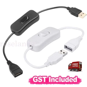 USB Male to Female Extension Cable With ON/OFF Switch Toggle Power Control AU - Picture 1 of 14