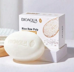 Natural Rice Puree Essence Soap for Daily & Face & Body Care - Picture 1 of 6