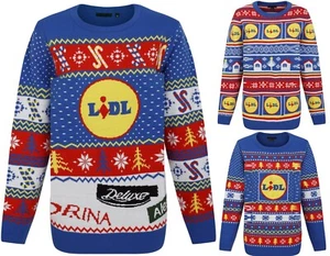 Jersey de Navidad para Hombres LIDL Novedad Navidad Jerséis Reino Unido Tallas S a 2XL Totalmente Nuevo - Imagen 1 de 7