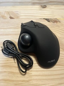 Nulea M501 Wireless Trackball Mouse, Rechargeable Ergonomic, Easy Thumb - Photo 1/3