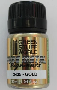 Greenstuff World Metal + Leuchtpigmente 14 - Various 30ml (1L = 154,20 €/ 228,50 - Picture 1 of 14