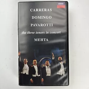 The Three Tenors (VHS, 1990) Carreras Domingo Pavarotti - Picture 1 of 2