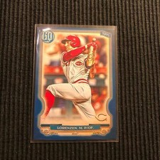2020 TOPPS GYPSY QUEEN #151 MICHAEL LORENZEN *INDIGO #10/250*  REDS